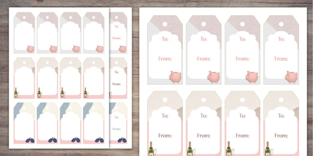 Retirement Gift Tags | Twinkl Party (teacher made)