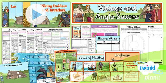 History: Vikings And Anglo-Saxons LKS2 Teaching Pack