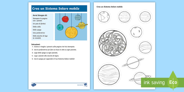 Il Sistema Solare - Informazioni e Risorse - Twinkl