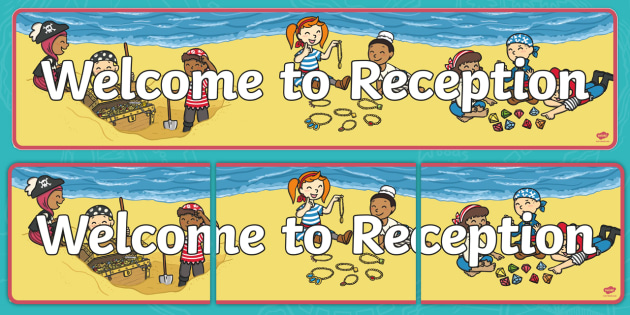 Jake&#x27;s First Day - Welcome to Reception Display Banner