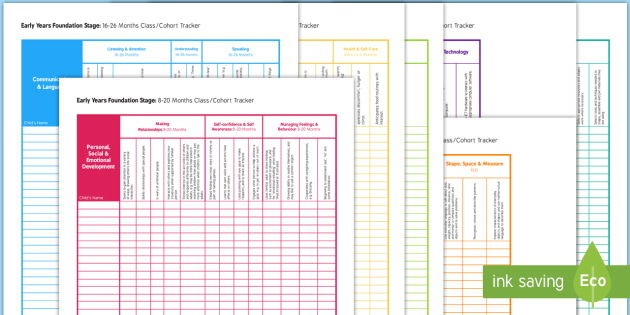 Eyfs Tracker Early Years Outcomes