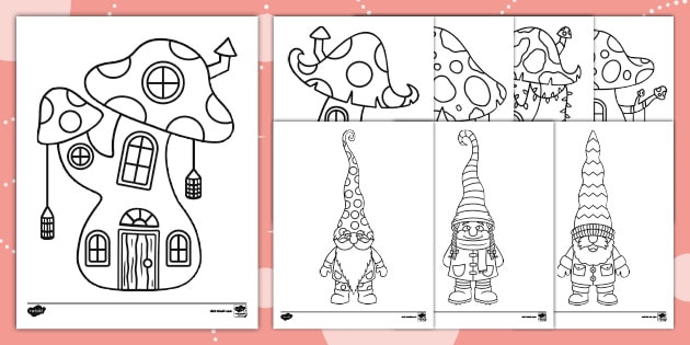 winter house coloring pages