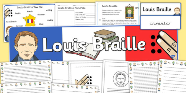 Louis Braille Learning Resource Pack (teacher Made)