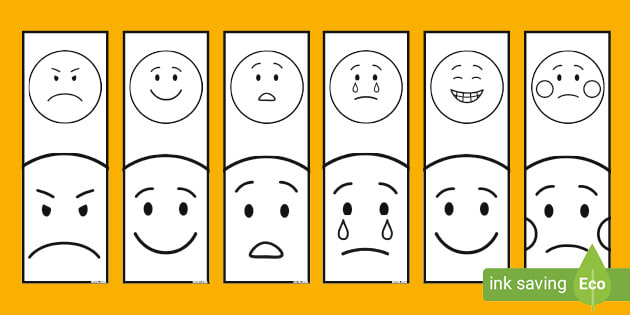 free emoji bookmarks to colour primary resources