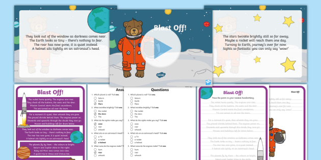 Blast Off Poem Pack Poem Poetry Rhyme Ks1 Poetry