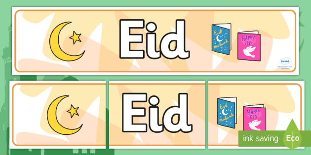 FREE! - Eid Display Banner - Eid, festival, celebration, Islam, muslim