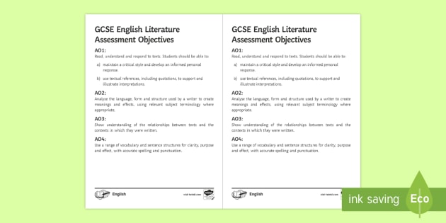 gcse-english-literature-assessment-objectives-cards