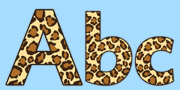 leopard-pattern-size-editable-display-lettering