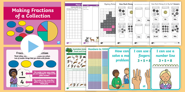 foundation year 2 maths worksheets free resource pack