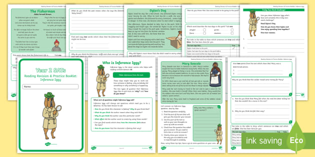 Year 2 SATs Survival: Inference Iggy Reading Revision & Practice Booklet