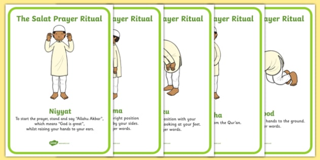 The Salat Prayer Ritual Sequencing - salat prayer, islam