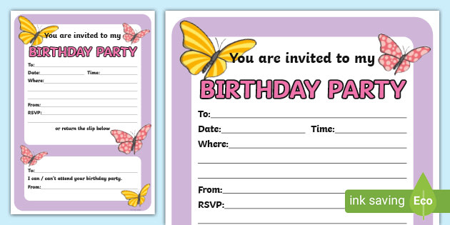 PERSONALISED BIRTHDAY PLAYING CARDS PARTY INVITES Invitations Pack of 10 
