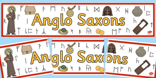 Free Anglo Saxons Display Banner Teacher Made