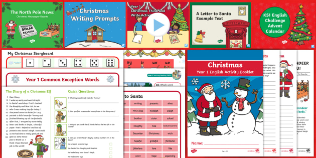 year 1 christmas english bumper resource pack xmas father year 1 christmas english bumper resource pack xmas father christmas santa christmas