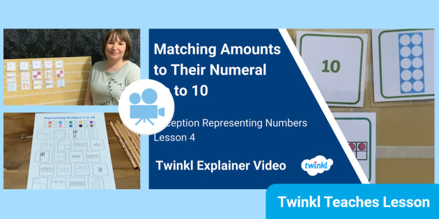 FREE! - 👉 Early Years Maths: Representations of Number Video Lesson 4