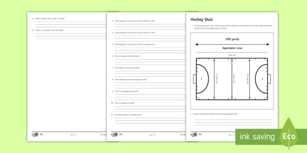 Hockey: Quick Quiz