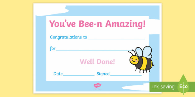 travel with flair bee certificate