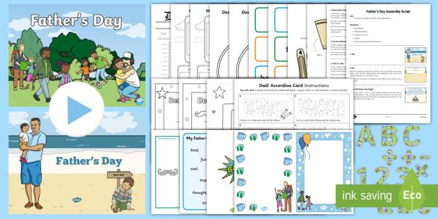 Father's Day KS1 Resource Pack (teacher made)
