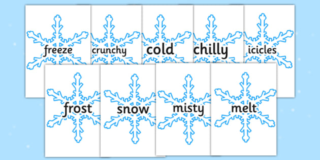 winter-words-on-snowflakes-snowflake-display-poster