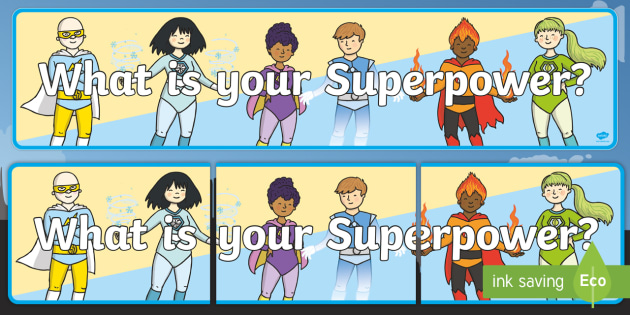 What Is Your Superpower? Display Banner