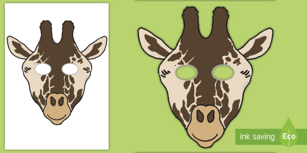 Girafa - Mască pentru jocul de rol