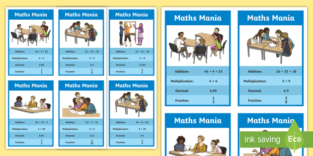 KS2 Maths Top Cards Game (Teacher-Made) Twinkl