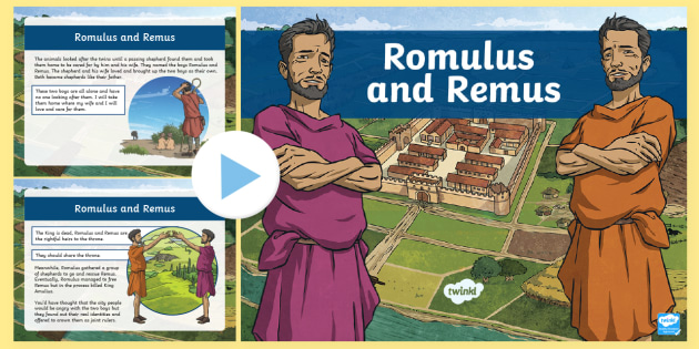 KS2 The Story of Romulus and Remus PowerPoint (teacher made)