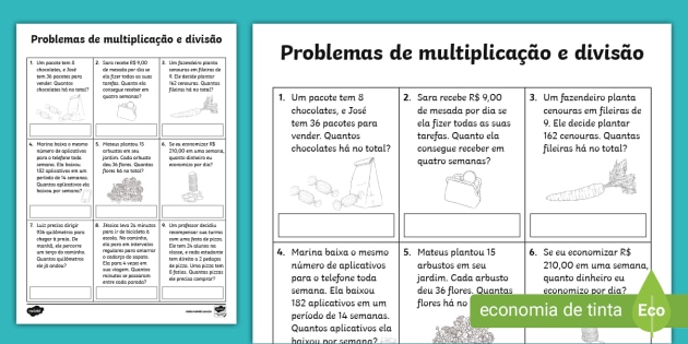 Multiplicação por 10 1001000 - Recursos de ensino