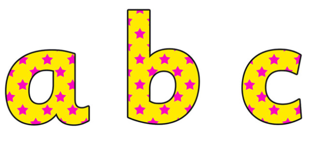 Star Display Letters | twinkl.co.uk