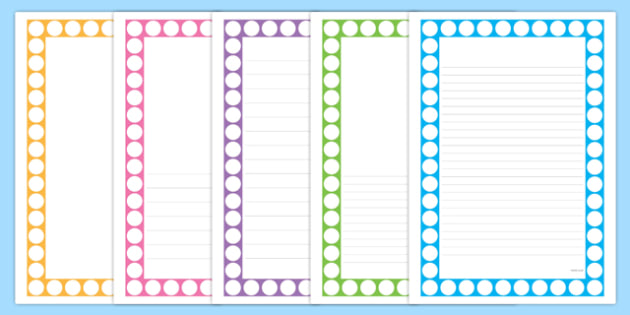 Number Shapes Page Borders - Number Shapes, Page Borders, Page