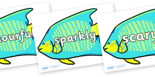 Wow Words On Angel Fish