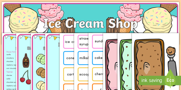 Pretend Play Toys Toys Games Dramatic Play Ice Cream Shop For Kids 