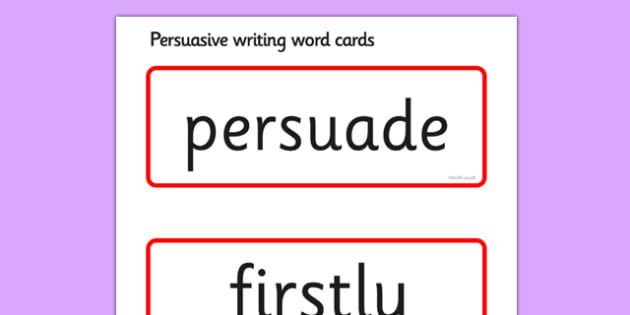 Persuasive Writing Flash Cards Persuasive Writing, ,persuasive