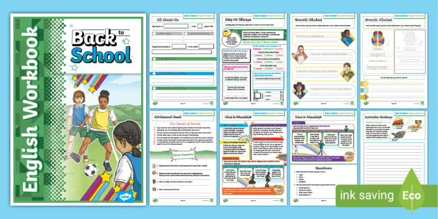 Year 6 Back To School English Workbook (teacher Made)