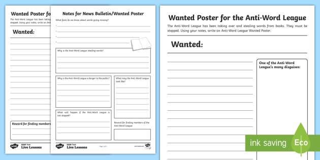 free lks2 bbc partnership world book day worksheets