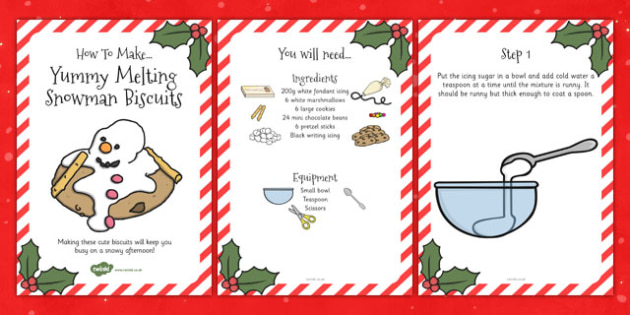 yummy melting snowman biscuits recipe cards food cooking t t 15751 yummy melting snowman biscuits recipe cards ver 1 jpg