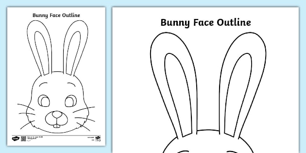Free Printable Bunny Face Template Free Printable Bunny Face Template