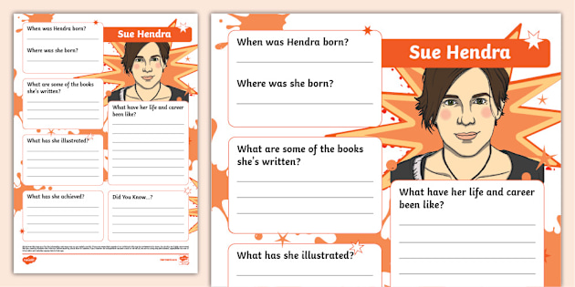 Biography Fact File Template • Twinkl.com.au