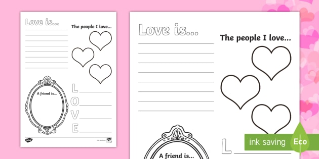 Valentine's Day Template  Twinkl Resources (Teacher-Made)