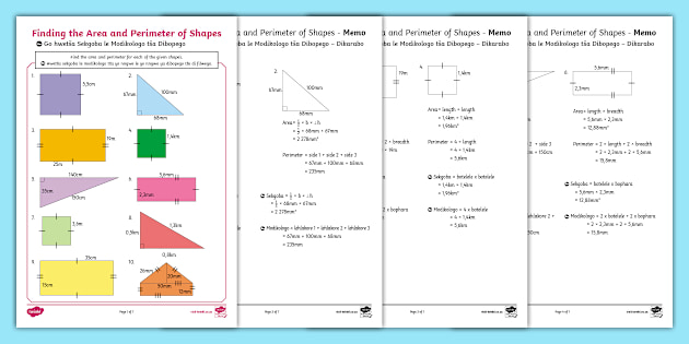 Perimeters Of Simple 2d Shapes Suffah Primary School