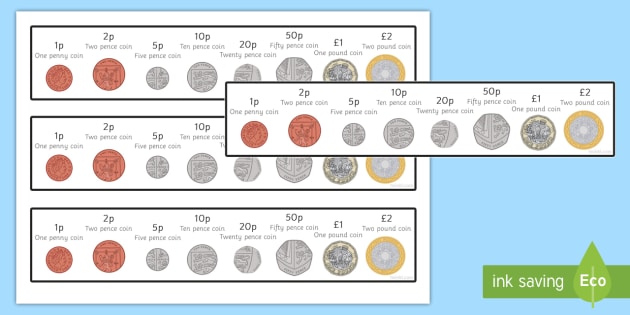 Coin Values Chart For Kids