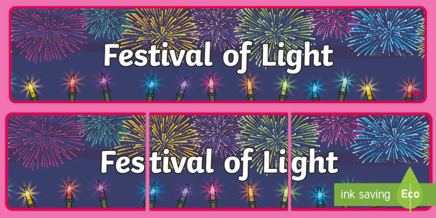 Festival Of Light Display Banner Teacher Made