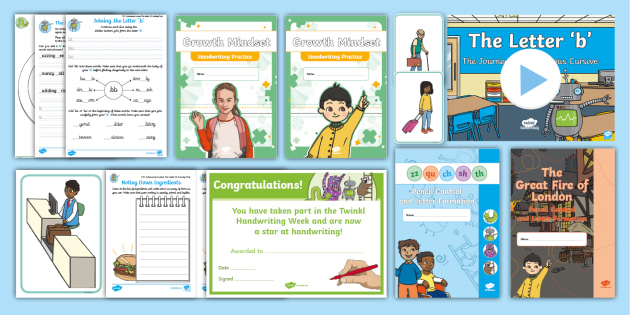 FREE! - Twinkl Handwriting Home Education Resource Pack