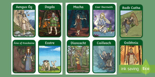 Celtic Gods Flashcards Ancient Ireland Religion Twinkl 0041
