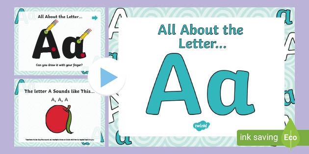 All About The Letter A Powerpoint Teacher Made
