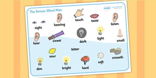 The Senses Word Mat teacher Made 