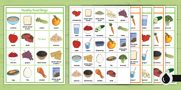 Food Bingo English Esl Worksheets For Distance Learning