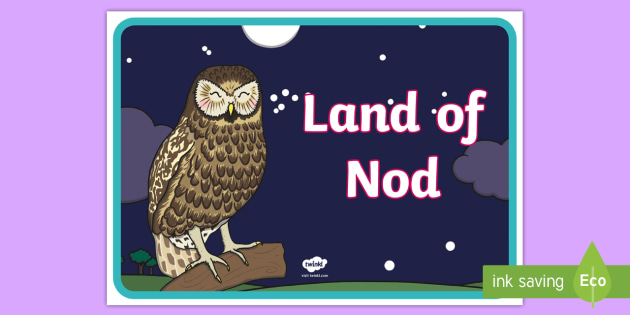 Land of Nod Baby Bedtime Nursery Poster (teacher made)