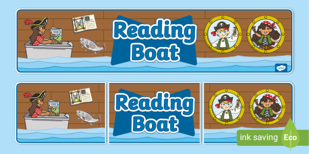 Reading Boat Display Banner