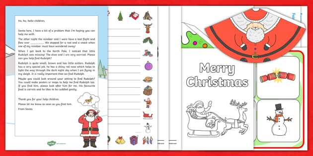 Editable Christmas Letters from Santa & Resource Pack